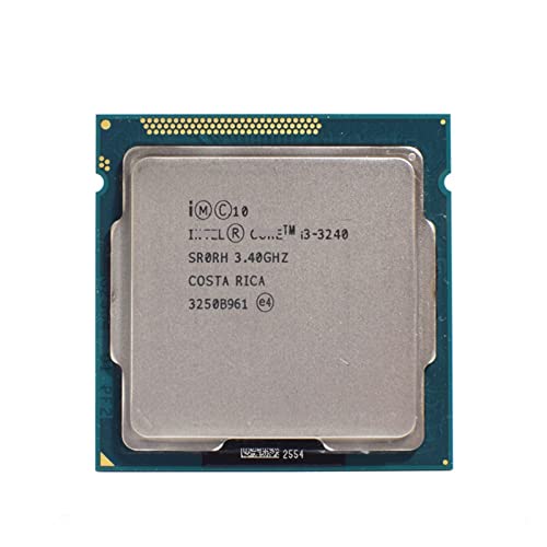 MovoLs CPU kompatibel mit I3 3240 Dual-Core 3,4 GHz LGA 1155 TDP 55 W 3 MB Cache I3-3240 CPU-Prozessor Verbessern Sie die Laufgeschwindigkeit des Compute