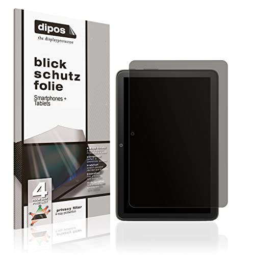 dipos I Blickschutzfolie kompatibel mit Amazon Fire HD 8 Plus (2022) Display-Schutzfolie matt mit 4-Wege Sichtschutz-Effekt