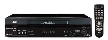 JVC HR-S6852 S-VHS-HiFi-Videorekorder schwarz