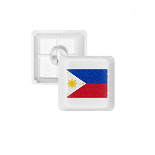 Philippinen National Flagge Asien Country PBT Tastenkappen für Mechanische Tastatur weiß OEM-Nr. Markieren Print Mehrfarbig Mehrfarbig R1