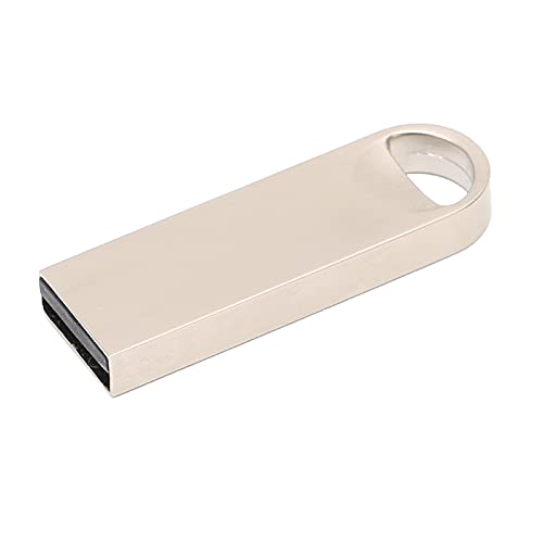 Heayzoki USB 2.0-Speicherlaufwerk, U-Disk-Flash-Laufwerk, Stifttreiber, Wasserdichtes Plug-in-Datenspeicher-Sicherungsgerät, Metallmaterial U-Disk, Langlebig.((128GB))