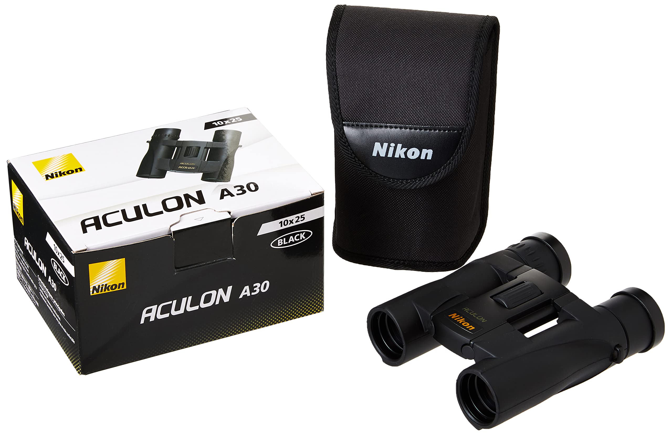 Nikon Aculon A30 Fernglas (10-fach, 25mm Frontlinsendurchmesser) schwarz