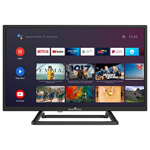 SMART TECH HD LED 24 inch (60cm) Android 9.0 Smart TV 24HA10T3 (Google Assistant, Netflix, YouTube, Amazon Video)