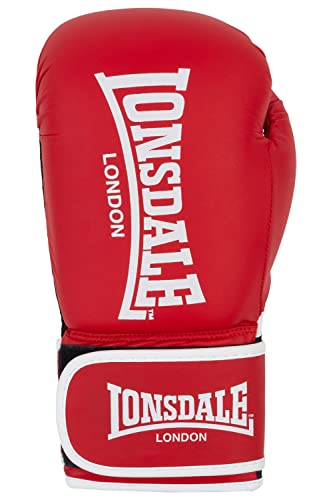 Lonsdale Boxhandschuhe aus Kunstleder ASHDON Red/White 10 oz