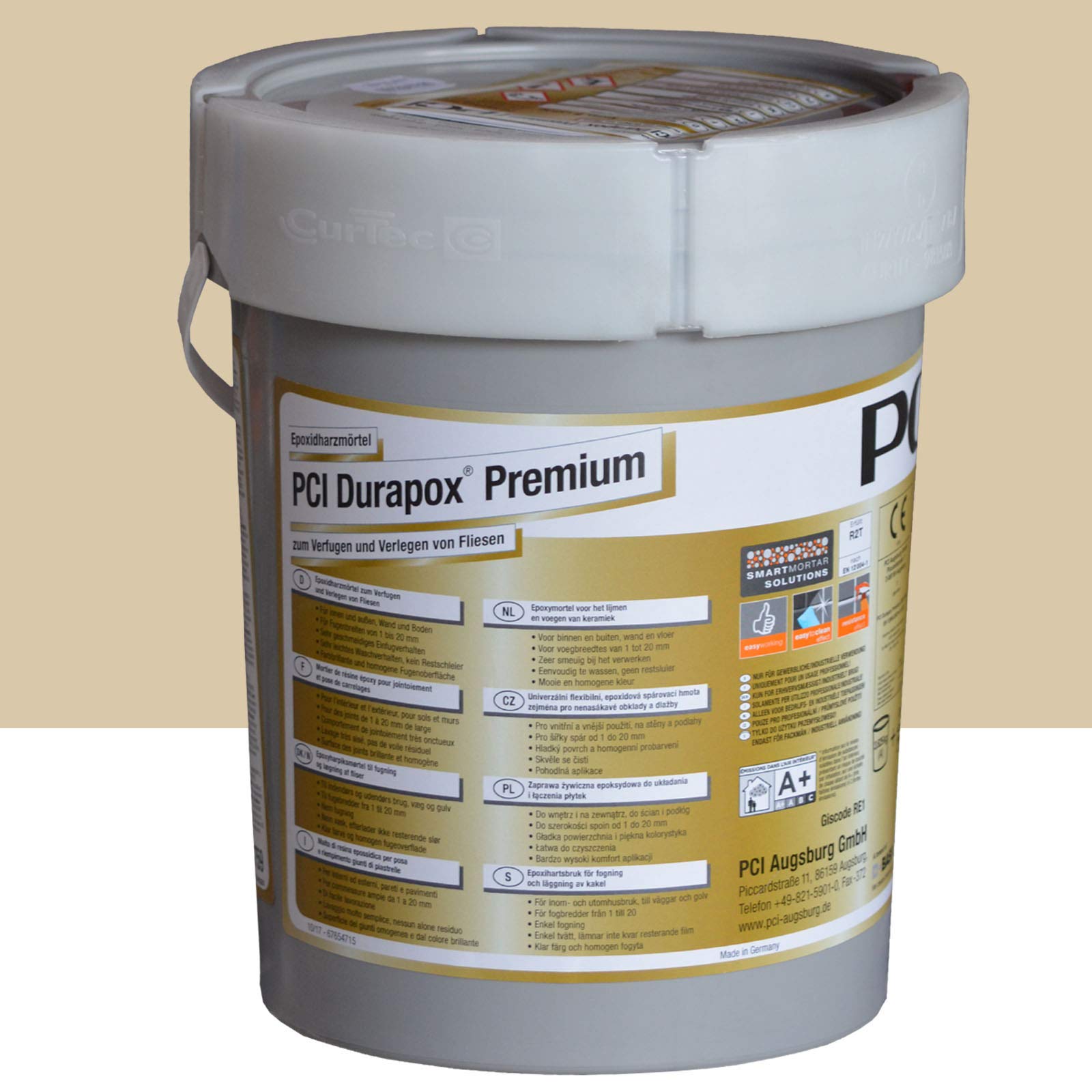 PCI Durapox Premium Reaktionsharz-Mörtel (5 kg, Bahamabeige)