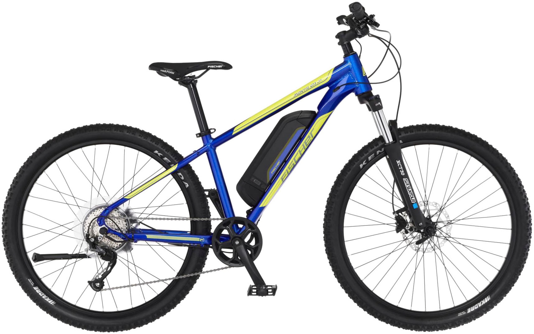 FISCHER FAHRRAD E-Bike, E-Mountainbike, Reifen: 27,5", Max. Geschwindigkeit: 25 km/h - blau