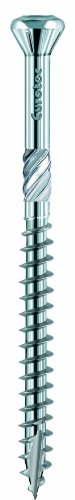 500 Terrassenschrauben EDELSTAHL GEHAERTET VA TX 25 5x50 mm inkl. 1 Drill Stop + 1 TX25 Bit - Bankirai Hapatec C1