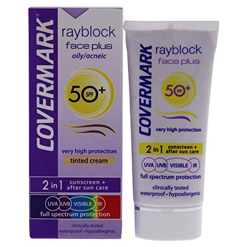 Rayblock Face Plus oily/acneic SPF50+ 2in1 - tinted cream - light beige
