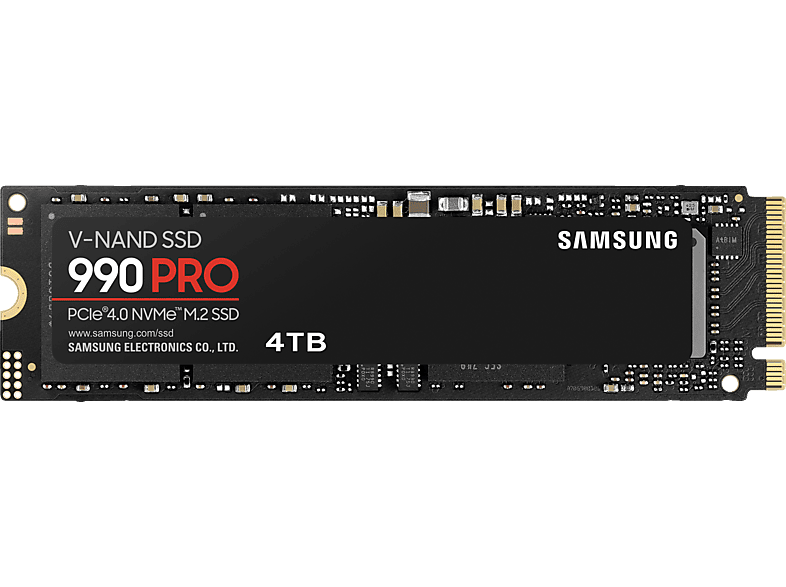 SAMSUNG 990 PRO Festplatte, 4 TB SSD M.2 via NVMe, intern