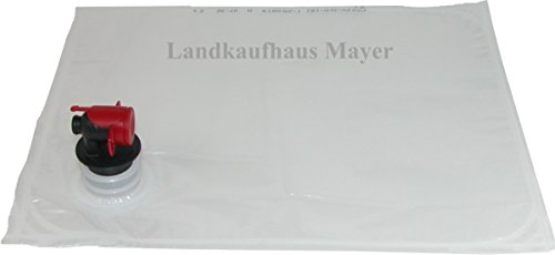 Landkaufhaus Mayer 100 Stück Bag in Box Beutel 3 Liter, Saftschläuche, Saftbeutel (100 x 3 Liter)