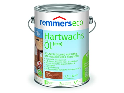 REMMERS ECO HARTWACHS-OEL - 2.5 LTR (TEAK RC-545)