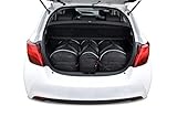 KJUST Dedizierte Reisetaschen 3 STK kompatibel mit Toyota Yaris III 2011-2020