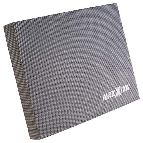 MAXXIVA Balancepad Fitness 50x40x6 cm Wackelpad Fitness-Zubehör Fitness-Training Fitness-Gerät Yoga Gymnastik Pilates Physiotherapie (Grau)