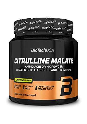2 x Biotech USA Citrulline Malate, 300g Dose , Limette (2er Pack)