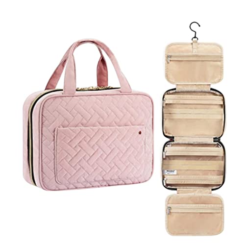 Make-up-Organizer-Tasche | Reise-Organizer-Tasche für Damen - Make-up-Koffer mit großem Fassungsvermögen und tragbarem Griff für Hautpflege-Toilettenartikel, Shampoo, Geburtstagsgeschenke für Ximan