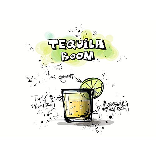 Wee Blue Coo Kunstdruck auf Leinwand, Motiv: Tequila Boom