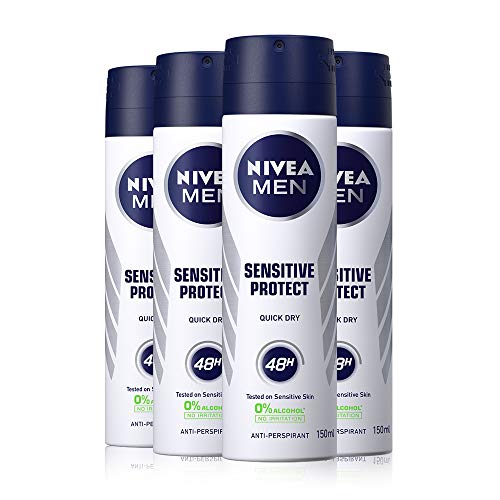 NIVEA Men Deo Sensitive 150ml Pack of 4