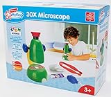 EDU-TOYS Mein erstes Mikroskop - 30x Mikroskop für Kleinkinder mit bebildertem Handbuch in Deutscher Sprache Kindermikroskop