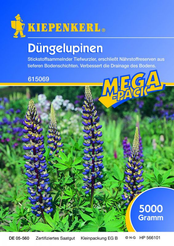 Kiepenkerl Gründünger Düngelupinen 5kg - 615069