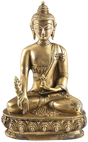 Berk FI-008 Statuen - Medizin-Buddha, Messing, Circa 20 cm
