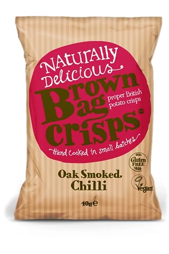Brown Bag Crisps 20 Stück Eiche Räucher-Chili 40 g