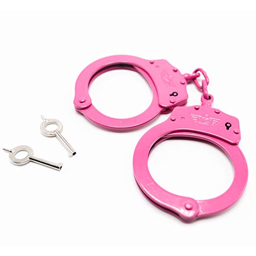 CampCo Uzi Uzi-hc-c-pink hochfestem Stahl Handschellen mit Zwei Schlüsseln, Pink