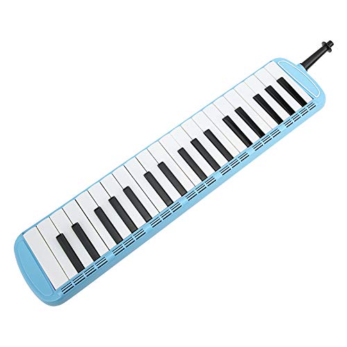 Blasinstrument Melodica Keyboard, tragbare Melodica, musikalische pädagogische Keyboard Sopran für Kinder Anfänger(blue)