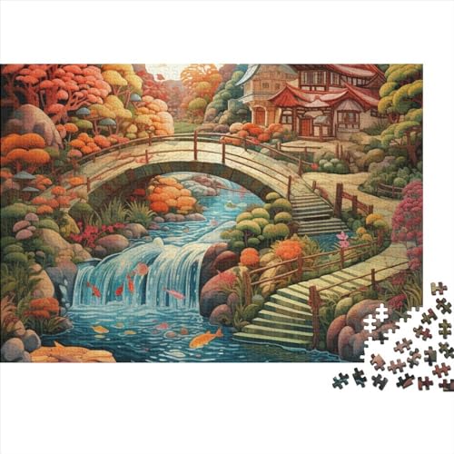 Paradies Puzzles Für Erwachsene 500 Teile, A Dreamy House and Life 500 Puzzleteilige, Bwechslungsreiche Puzzle Erwachsene, Puzzle Erwachsene, Familiendekorationen 500pcs (52x38cm)