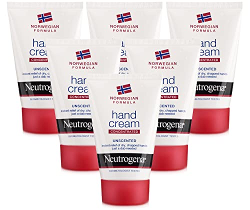 6 x Neutrogena Norwegian Formula Concentrated Hand Cream 50ml - Unscented