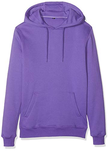 Build Your Brand Herren Heavy Hoody Jacke, Violett (Ultraviolet 01459), Medium