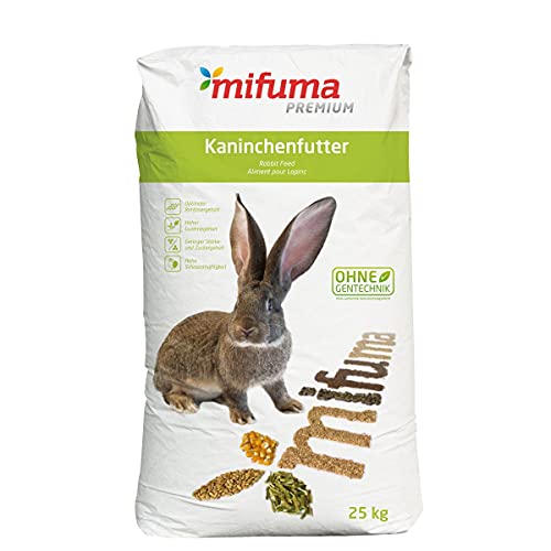 Premium Mifuma Plus 5 mm Pellets Kaninchenfutter Zwerg Kaninchen 25 kg