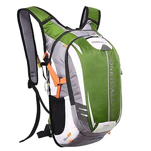 LOCAL LION Fahrradrucksack Trinkrucksack Reiserucksack Sportrucksack Tagesrucksack Alltags Daypacks Backpack Outdoor Ultraleicht Unisex 18L grün