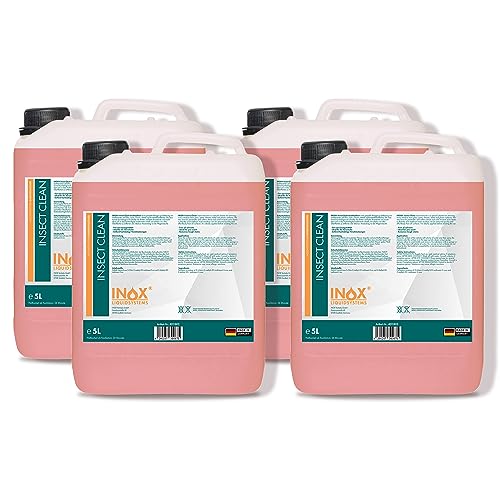 INOX® Insektenreiniger Insektenentferner Konzentrat, 4 x 5L - Reiniger für die Fahrzeugpflege