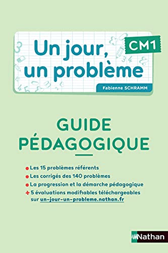 Un jour, un problème CM1 - Guide pédagogique + Cahier élève PCF