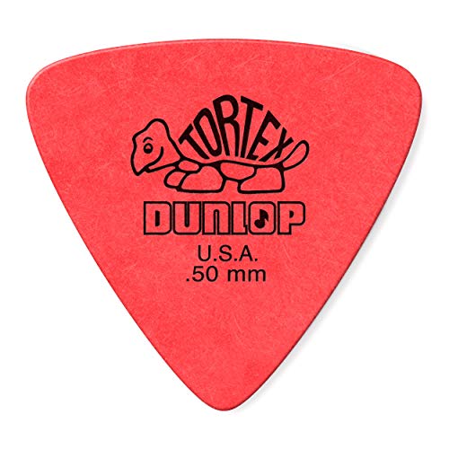 Dunlop 431R.50 Tortex® Triangle, Red.50mm, 72/Bag