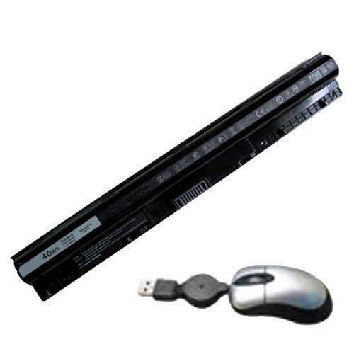 amsahr 3451-05 Ersatz Batterie für Dell 3451, 143000 3458, 145000 5458 (2200mAh, 14.8V, 4-Cells) - Umfassen Mini Optische Maus schwarz
