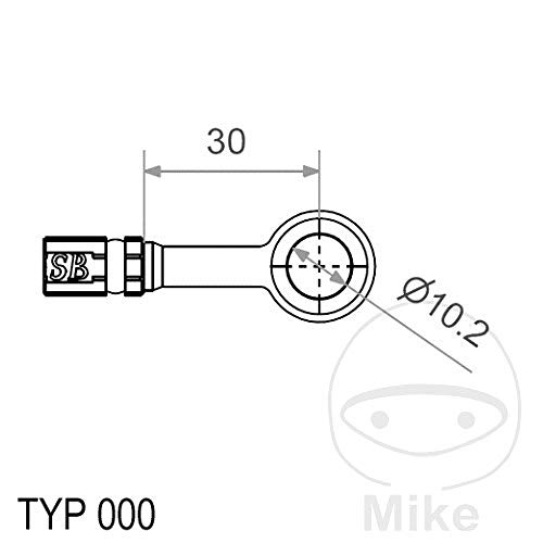 RINGFITTING Vario TYP000 10 mm 0ã "â ° schwarz