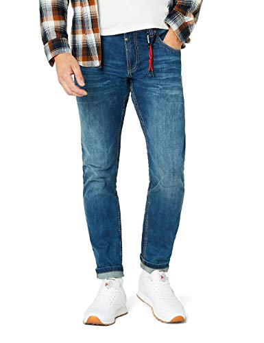 Timezone Herren Scott Slim Jeans, Blau (Classic Blue Wash 3061), W29/L32