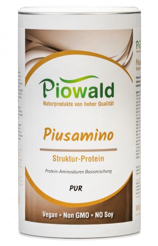 PIUSAMINO® PUR - 500g Pulver - Strukturprotein mit veganem Kollagenpulver