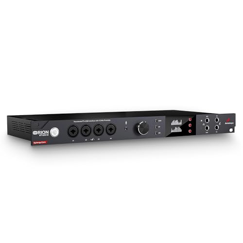 Orion Studio Synergy Core Thunderbolt 3 Interface und USB Audio Interface mit 12 diskreten Vorverstärkern und 6 DSP + 2 FPGA FX Prozessoren für Audioaufnahmen - Antelope Audio