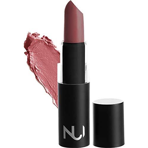NUI Cosmetics Naturkosmetik vegan natürlich glutenfrei Make Up- Natural Lipstick KURA Lippenstift mit braunem Rosenholz Farbton