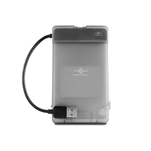 Vantec USB 3.0 auf 2,5 Zoll SATA HDD Adapter mit Gehäuse (CB-STU3-2PB)