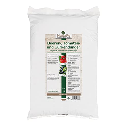 HaGaFe Beerendünger Tomatendünger Gurkendünger Gemüsedünger (10 kg (1 x 10 kg))