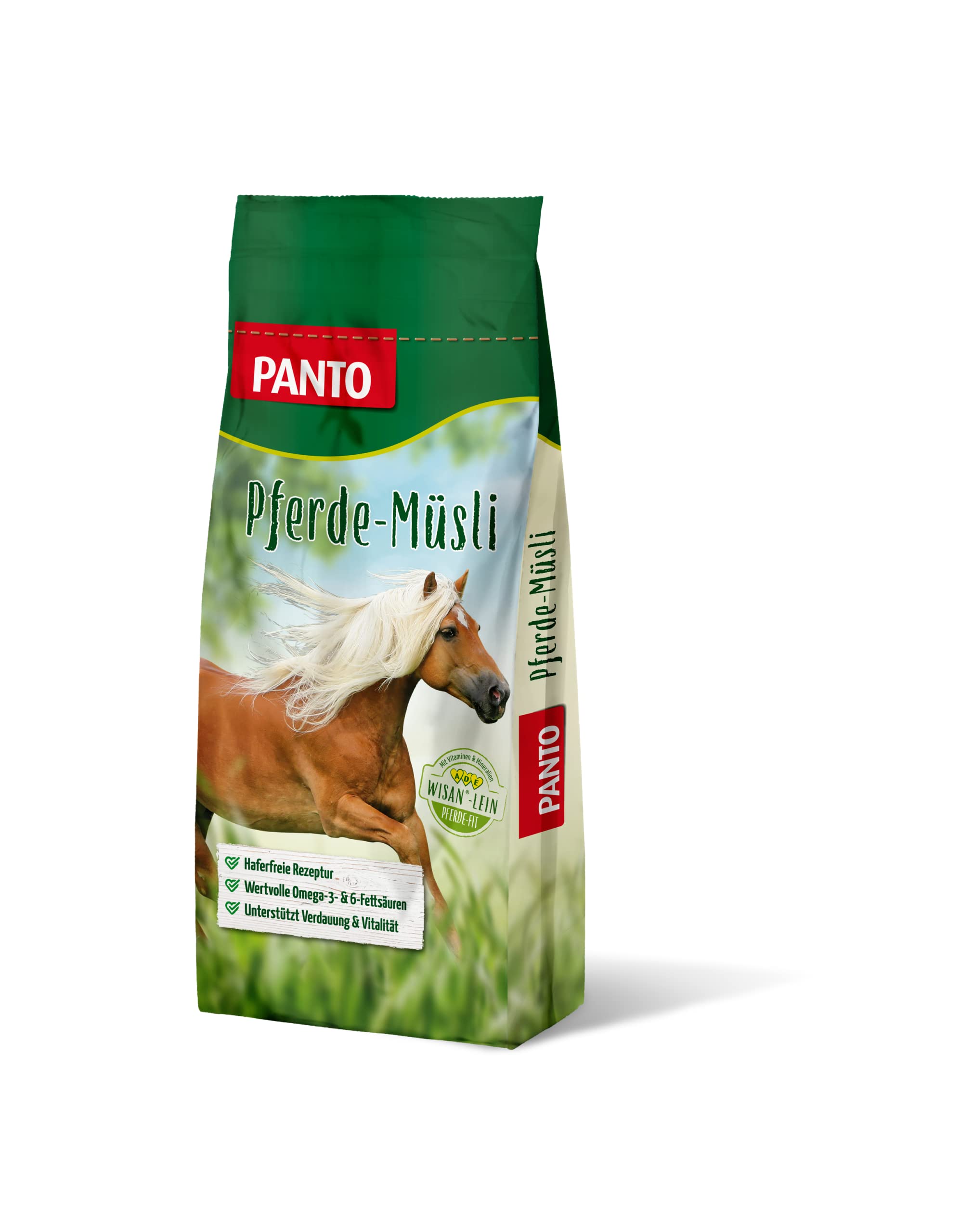 PANTO® Pferdemüsli mit Wisan®-Lein haferfrei für Pferde und Ponys 20kg