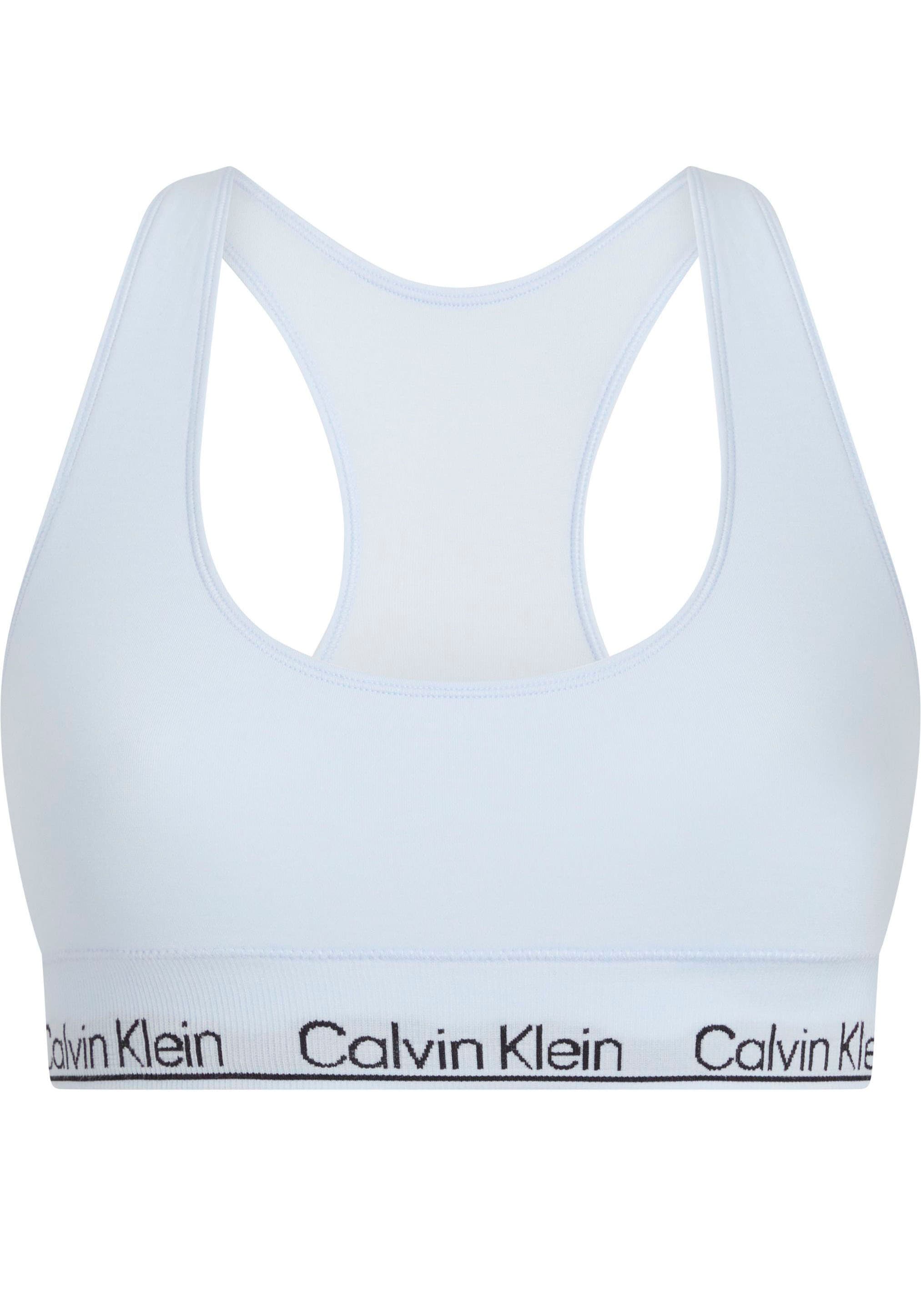 Calvin Klein Bralette-BH "RACERBACK BRALETTE", mit CK-Logoschriftzug