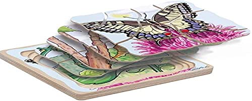 Beleduc 17054 - Lagenpuzzle Schmetterling