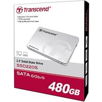 Transcend SSD220S - SSD - 480GB - intern - 6,4 cm (2.5) - SATA 6Gb/s (TS480GSSD220S)