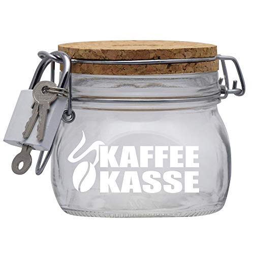 Spardose Kaffeekasse Geld Geschenk Idee Transparent S