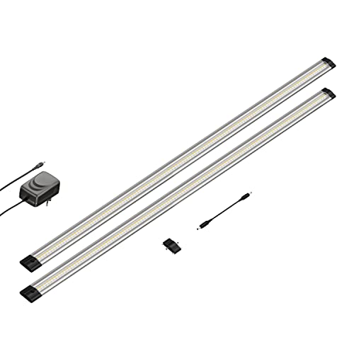Parlat LED Unterbau-Leuchte SIRIS, flach, je 90cm, 800lm, warm-weiß 2er Set