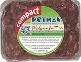 Petman compact Welpenfutter, 12 x 500g-Beutel, Tiefkühlfutter, gesunde, natürliche Ernährung für Hunde, Hundefutter, BARF, B.A.R.F.